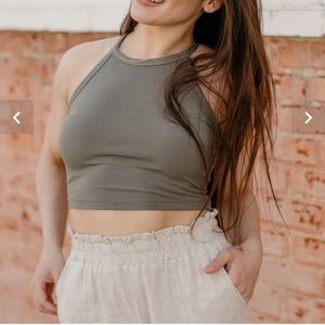 Sozy CHLOE CROP TANK - Size L